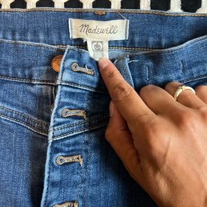 Maxwell skinny button fly jeans EUC